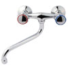 Bateria umywalkowa �cienna 2-g�owicowa