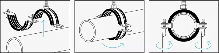 Uchwyt nierdzewny EXPERT bez gumy NUPZ