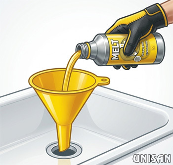 udrażniacz rur kanalizacyjnych - MELT