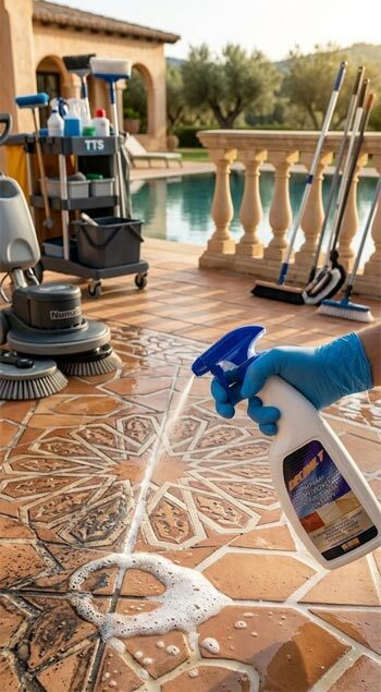 Wygodne czyszczenie fug i terakoty za pomocą preparatu DECAVIL T