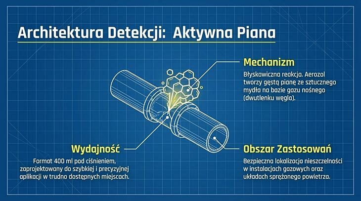 MULTITEC Unipak tester nieszczelności gazu aerozol 400ml
