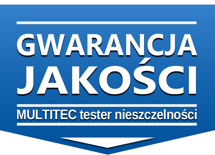 MULTITEC wykrywacz nieszczelności - gwarancja jakości