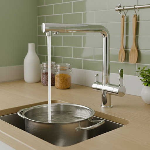 Bateria trójdrożna Nexus kolor chrom