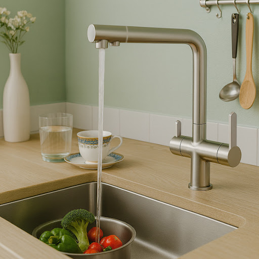 Bateria trójdrożna Nexus kolor inox