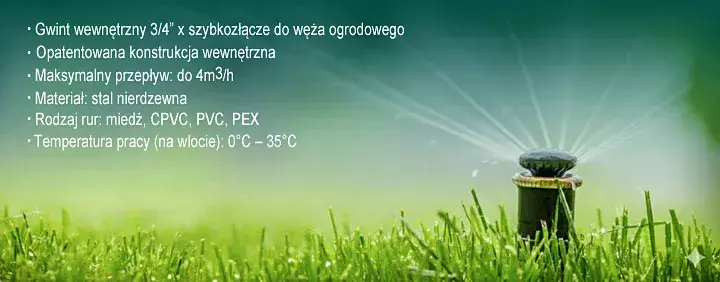 IPS KalyxX GreenLine do systemów nawadniania