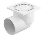Wpust podłogowy 150x150 odpływ 110mm boczny