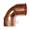 CU Kolano miedziane dwukielichowe 90st. 22mm