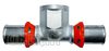 Trójnik zaprasowywany PROV 20x1/2"x20 mufa