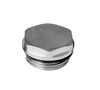 Korek chromowany 1/2" z oringiem