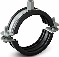 Uchwyt nierdzewny DUO M8/M10 z gumą