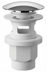 Korek KLIK-KLAK z przelewem do umywalki (wybierz kolor)